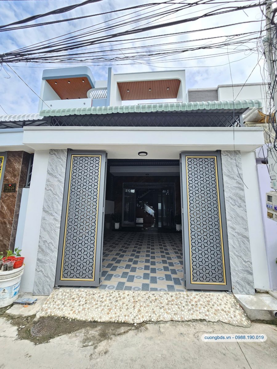 Bán nhà mới 1T1L 5x26.4m, hẻm Lê Văn Tiên gần ngã tư Chiêu Liêu, tặng full nội thất (hoàn công)