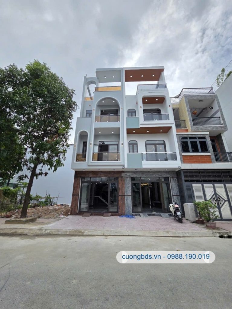 Bán nhà mới 1T2L 4.5×18.5m, đường số 4 KDC Thanh Bình (hoàn công)