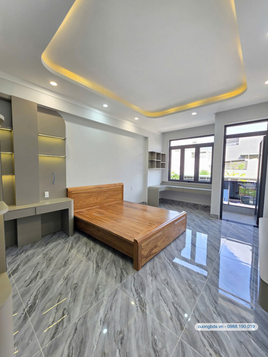 Bán nhà mới 1T3L 4x18m, đường D3 KDC Phú Hồng Thịnh 9 (hoàn công, full nội thất)