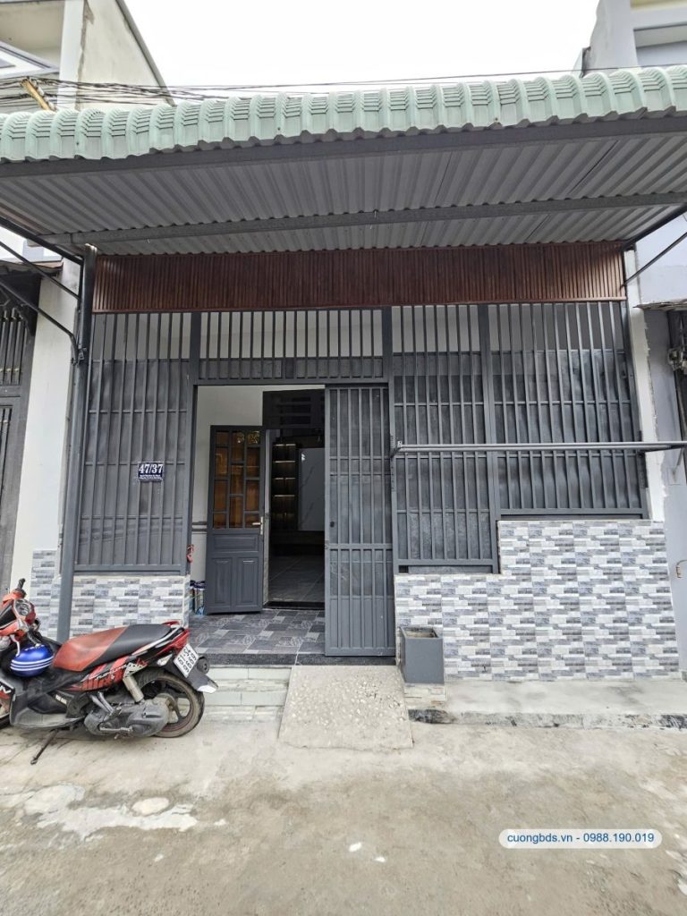 Bán nhà cấp 4 (5.4×10.5m), hẻm Nguyễn Công Hoan gần trường cấp 1,2 Đông Hòa