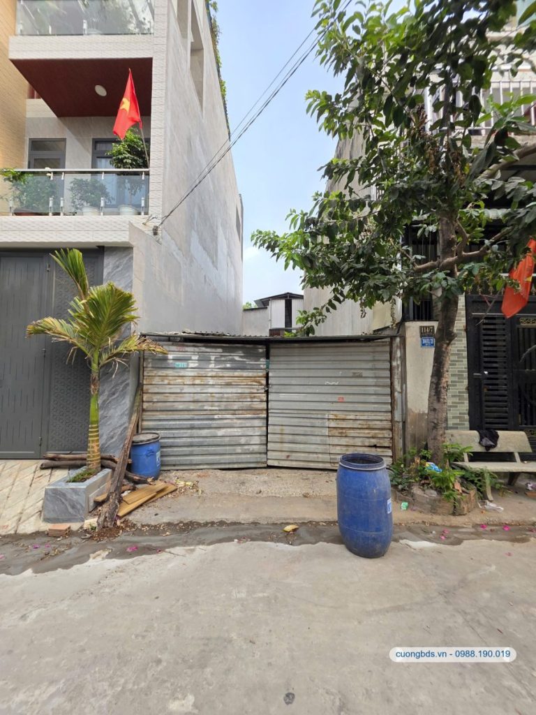 Bán đất 4x15m, hẻm đường Đông Bắc kế làng đại học quốc gia (thổ cư 100%, không lộ giới)