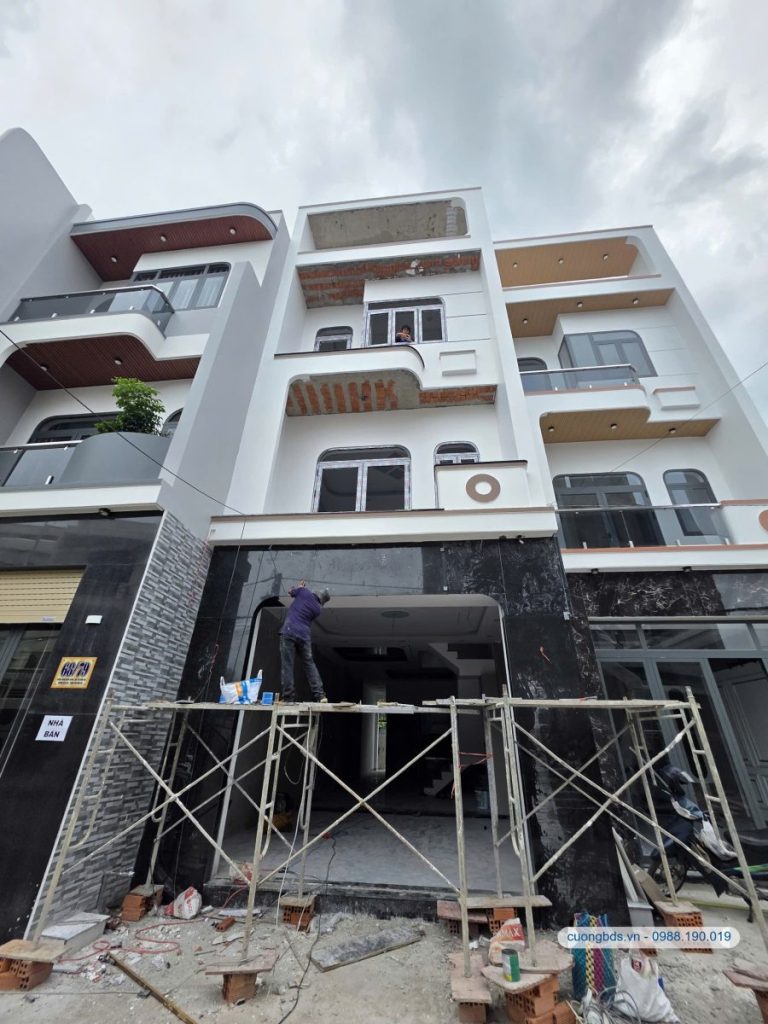 Bán nhà mới đang xây 1T2L 5.2x13m, hẻm Hoàng Minh Chánh gần sông Đồng Nai