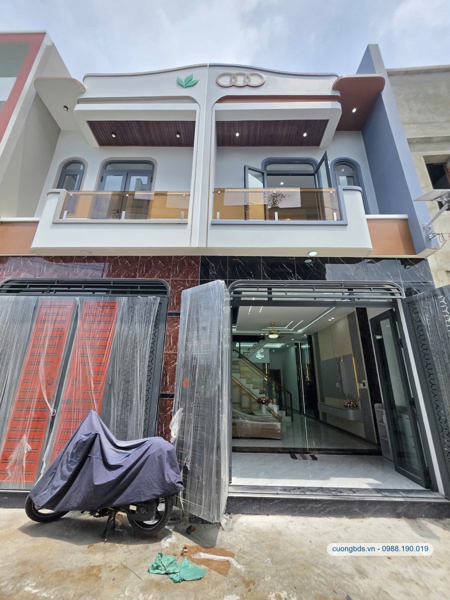 Bán nhà mới 1T1L 4.1x16.2m, hẻm Nguyễn Tri Phương gần công viên (hoàn công, thổ cư 100%)