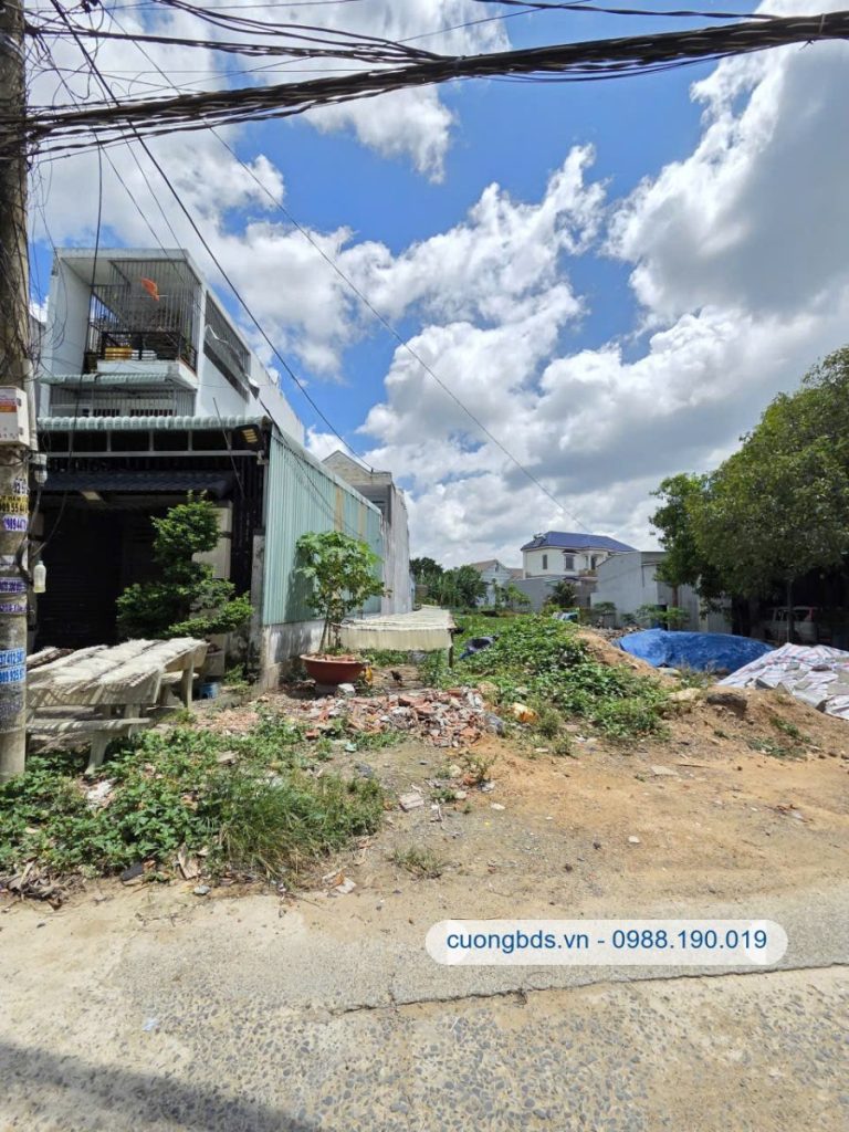 Bán đất 10x45m, hẻm Tân Phước Khánh 36 gần trường cấp 2 Thái Hòa