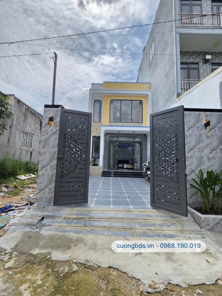 Bán nhà mới 1T1L 5.4x19m, hẻm Tân Hiệp 16 gần chợ Ba Tri (tặng nội thất)