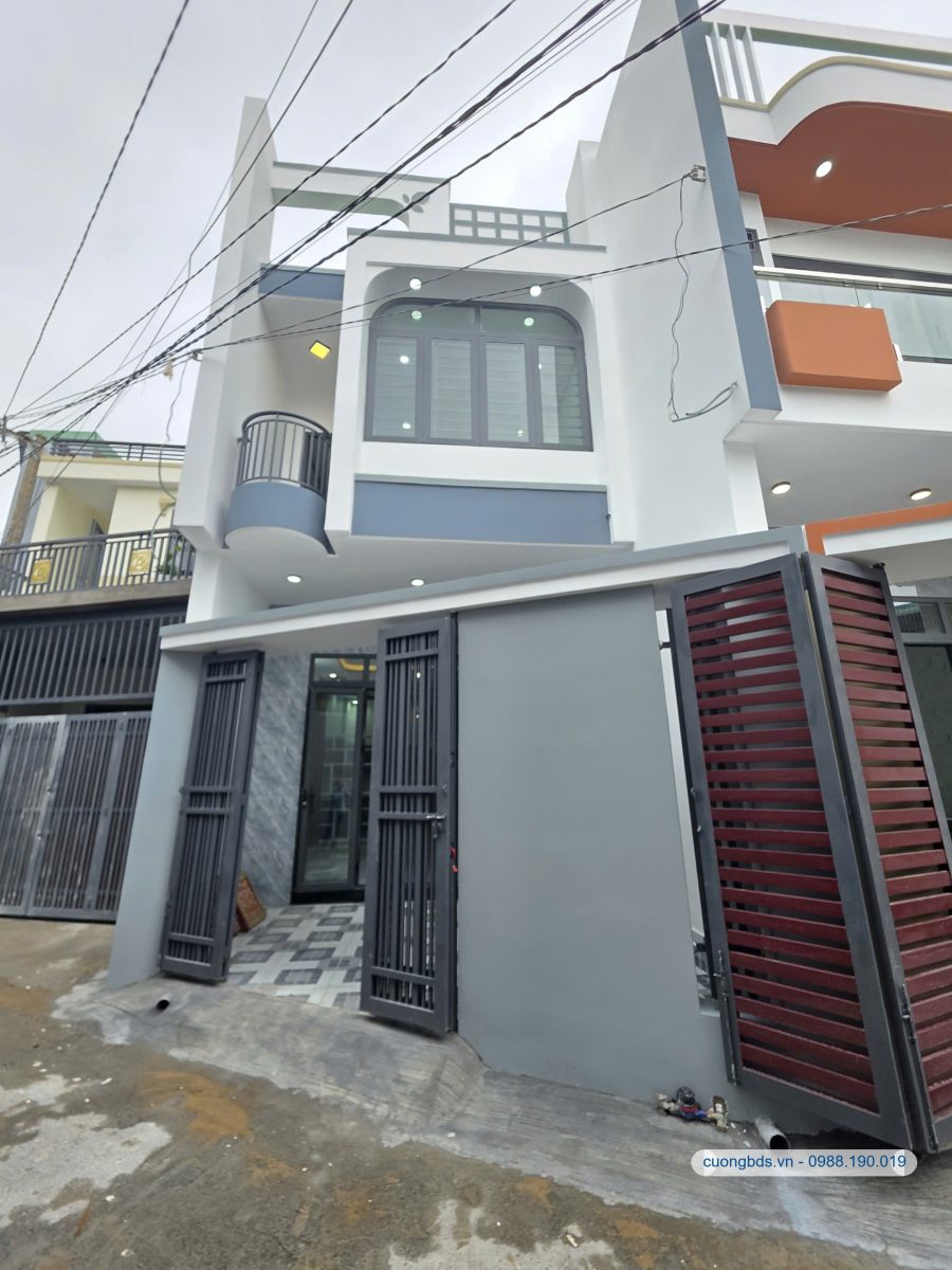 Bán nhà mới 1T1L 4.5x15m, hẻm Nguyễn Văn Lung gần Vòng Xoay Cầu Hang