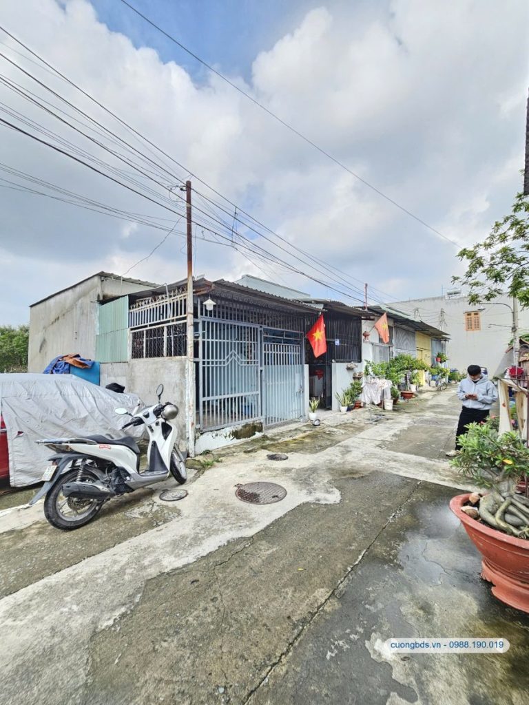 Bán nhà cấp 4 (4x15m), hẻm Đoàn Thị Kia gần chợ Tân Long (thổ cư 100%)