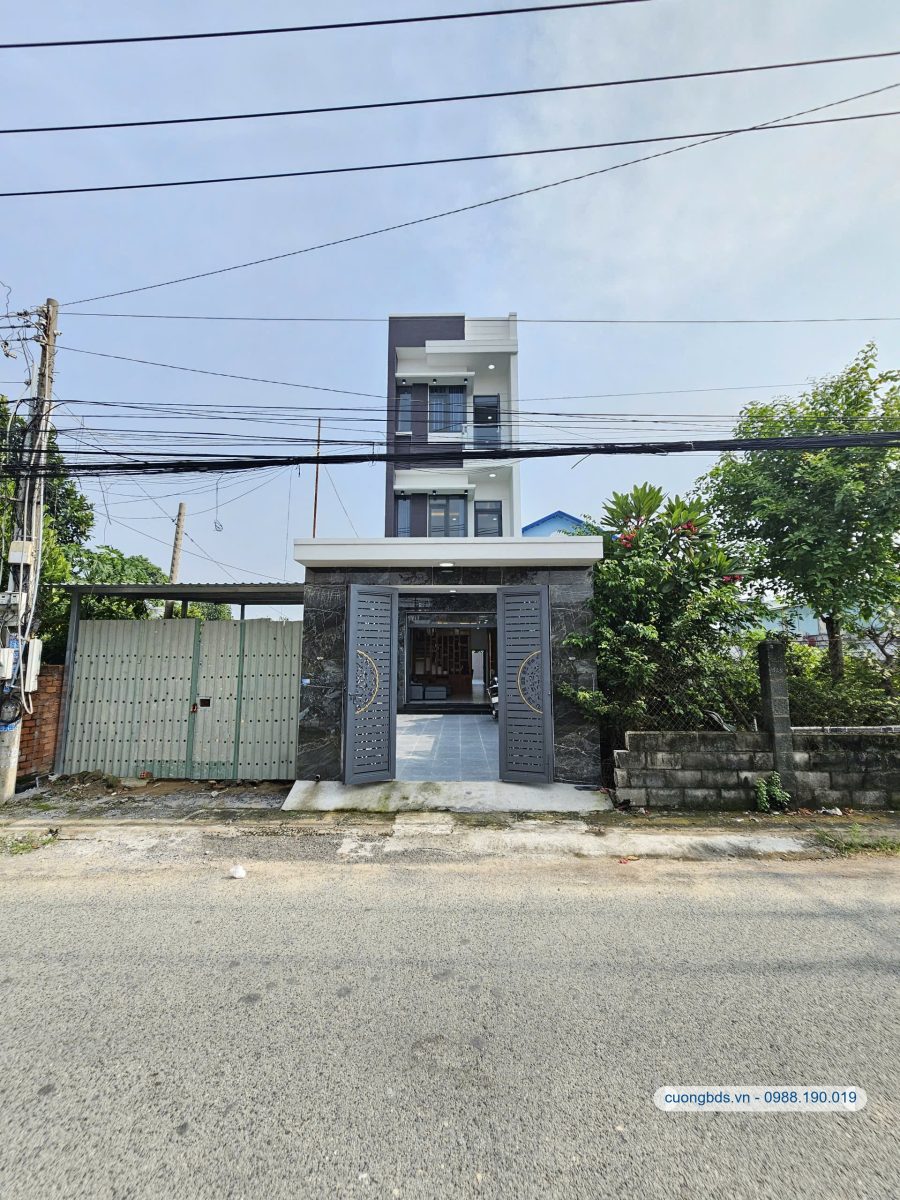 Bán nhà mới 1T2L 4x31.2m, mặt tiền Đào Duy Từ kế trường cấp 1,2 Đông Hòa (hoàn công)