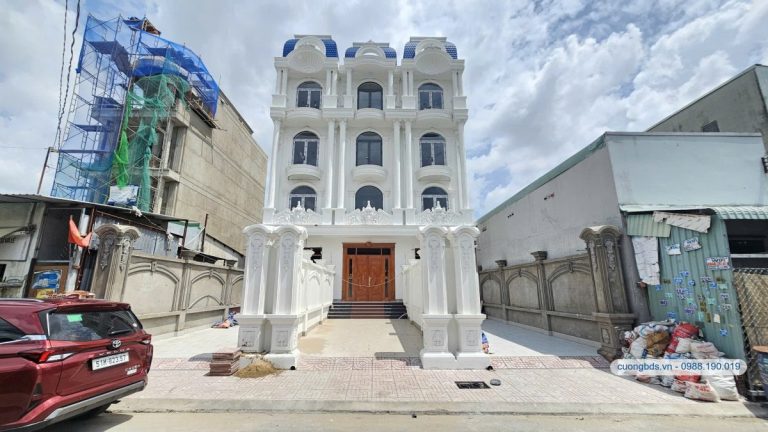Bán nhà mới 1T3L 4x29m, mặt tiền Đông Tác gần Bệnh viện Dĩ An (hoàn công)