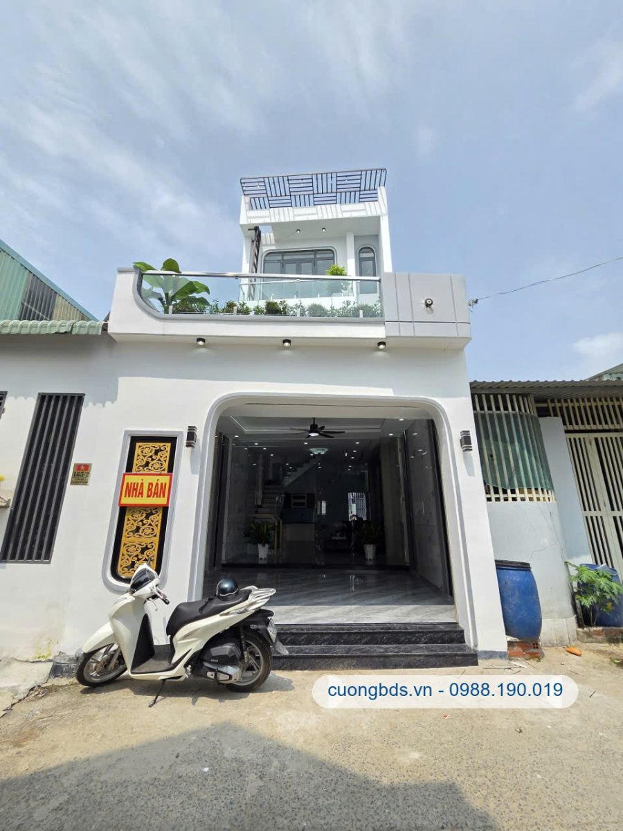 Bán nhà mới 1T2L 5x14.8m, mặt tiền Bình Chuẩn 65 (tặng full nội thất)