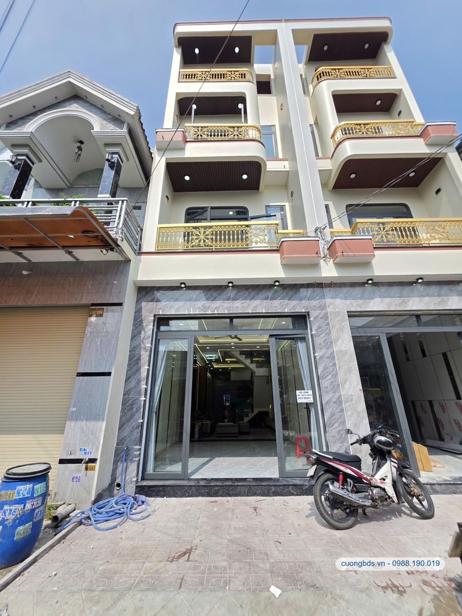 Bán nhà mới 1T2L 4x15m, KDC Tân Đông Hiệp (không vướng cột điện)