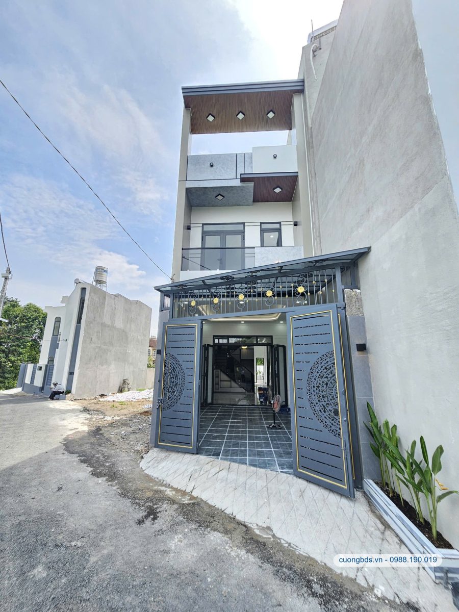 Bán nhà mới 1T1L 4.3x18m, hẻm Bùi Hữu Nghĩa (hoàn công)