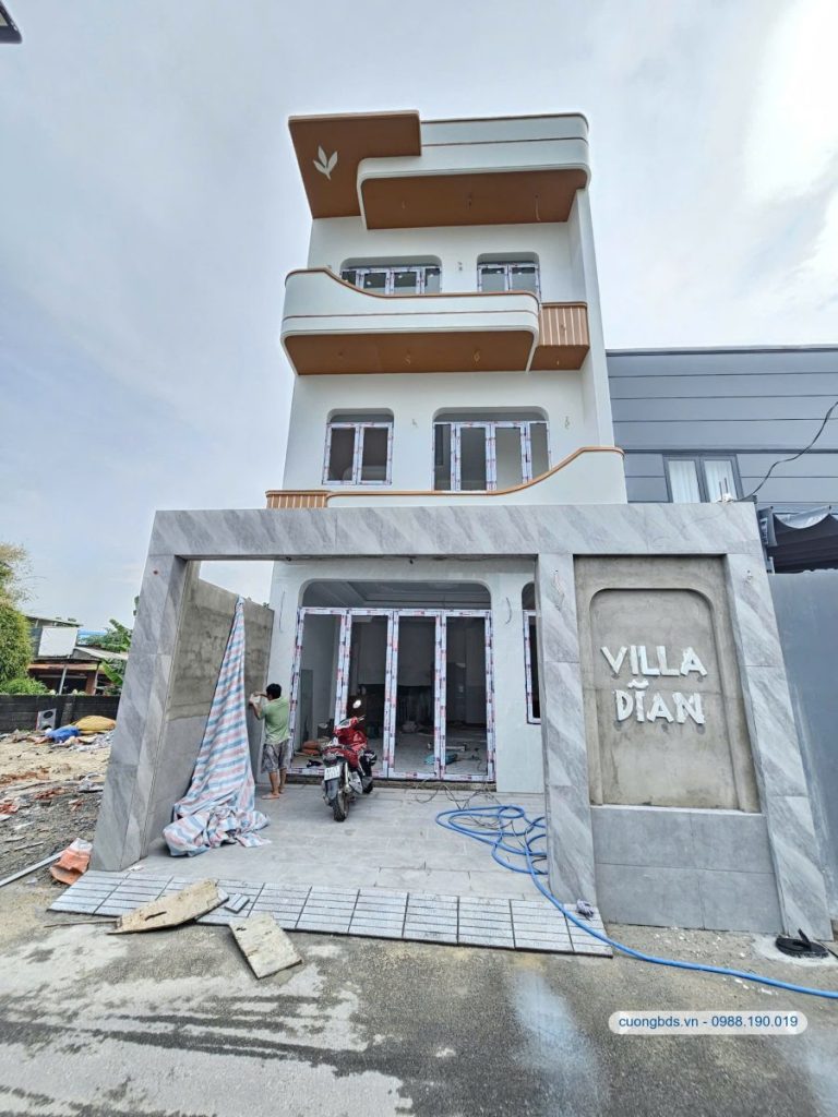 Bán nhà mới 1T2L 6x14m, hẻm Nguyễn Thái Học gần chợ Dĩ An 1 (hoàn công)