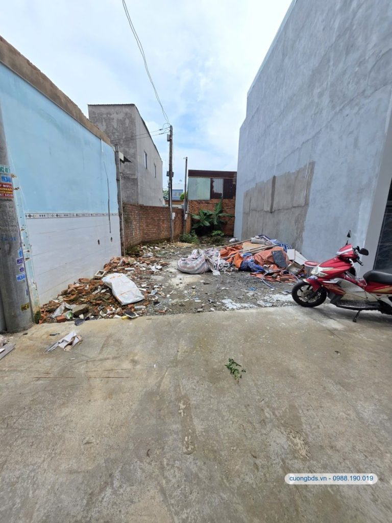 Bán đất 4.6x13m, hẻm Phạn Văn Diêu (thổ cư 100%, giá rẻ)