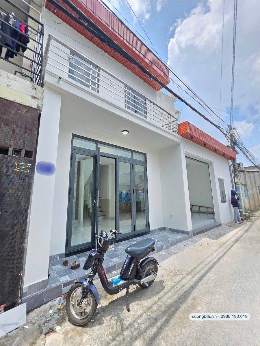 Bán nhà mới 1T1L 10x7m, hẻm An Phú 12 gần VSIP1 (giá rẻ)
