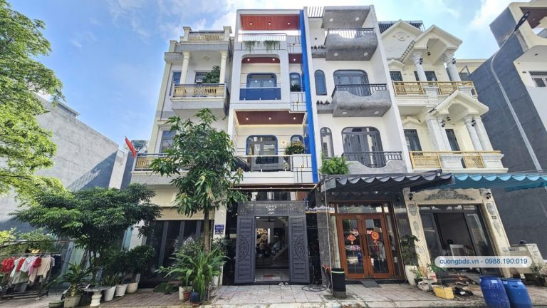 Bán nhà mới 1T2L 4x15m, đường D3 KDC Phú Hồng Khang (hoàn công, full nội thất, trục chính)