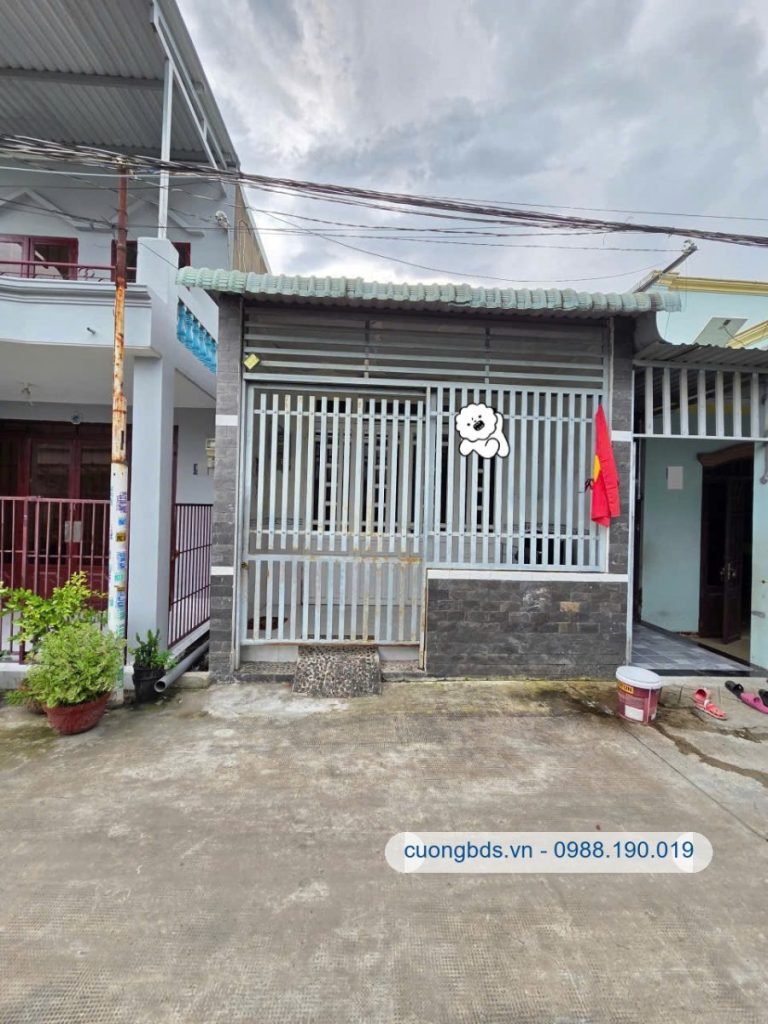 Bán nhà cấp 4 (4×12.8m), hẻm Hoàng Cầm gần làng đại học (thổ cư 100%, thu 4.5tr/th)